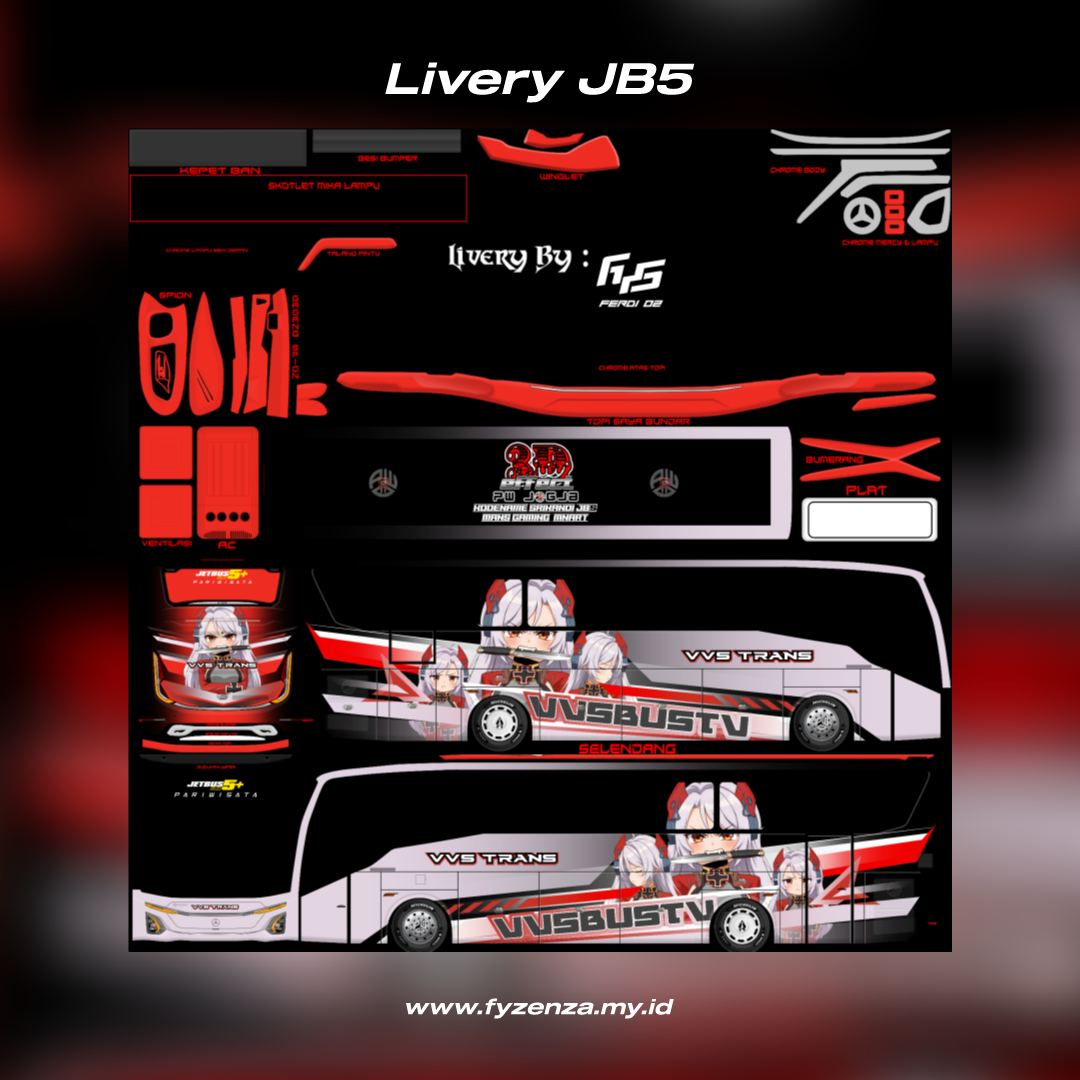Livery Bussid VVSBUSTV JB5 Shd